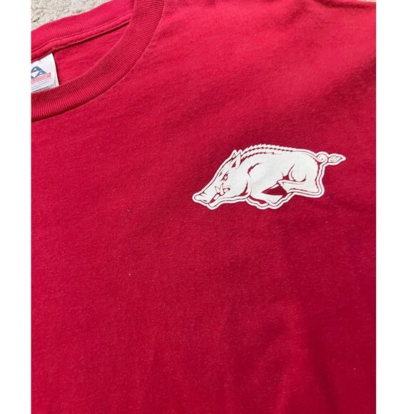 Arkansas Razorbacks Long Sleeve Vintage Shirt - Picture 5 of 10